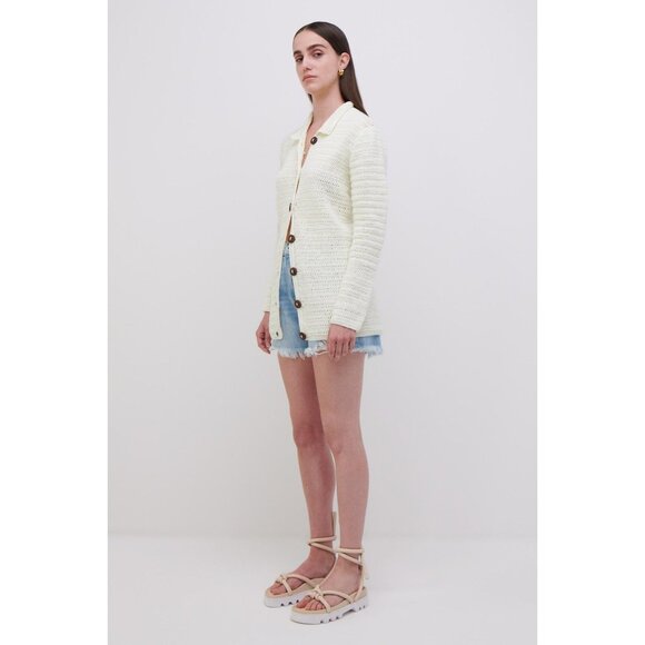 NWT Jonathan Simkhai x Elexiay Crochet Cardigan S - Picture 5 of 5